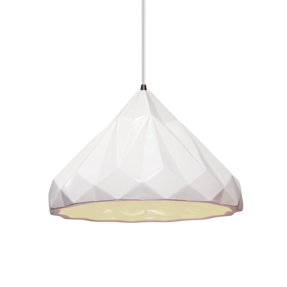 Geometric 1-Light LED Pendant
