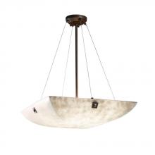 Justice Design Group CLD-9662-35-DBRZ-F2-LED-5000 - 24" Pendant Bowl w/ Pair Square Finials