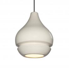 Justice Design Group CER-6400-CRK-NCKL-BKCD-LED1-700 - Arabesque 1-Light LED Pendant