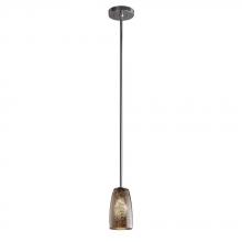 Justice Design Group FSN-8816-15-WEVE-CROM-RIGID - Small 1-Light Pendant